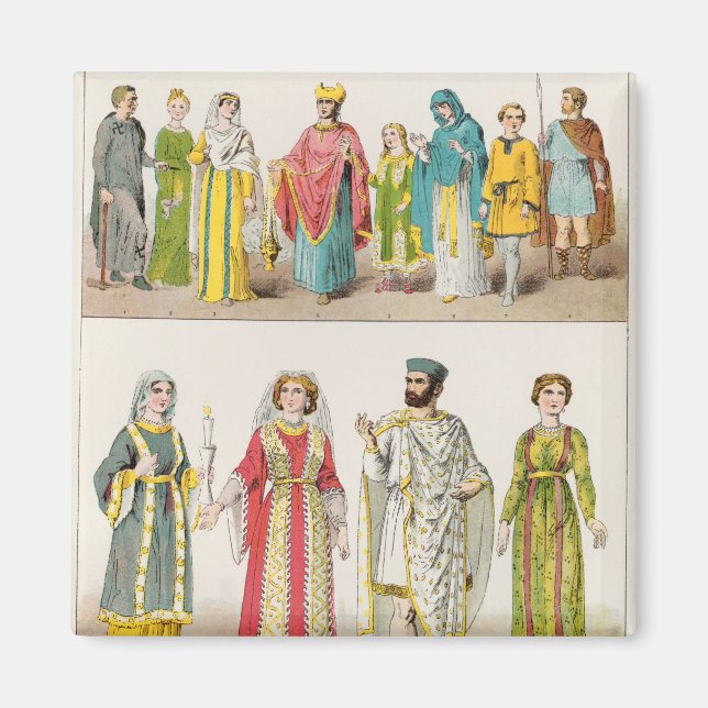 Christian Roman Dress Magnet (Front)