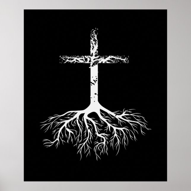 Christian Root your Faith in Jesus Christ Root Tre Poster (Front)