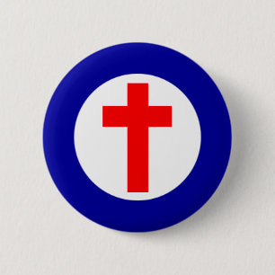 Christian Roundel 6 Cm Round Badge