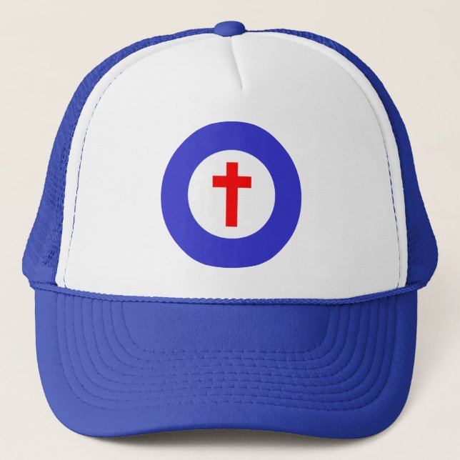 Christian Roundel Trucker Hat (Front)