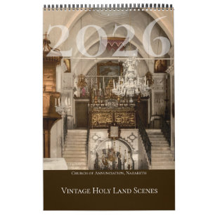 Christian Sacred Sites Bible Calendar