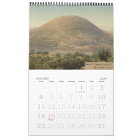 Christian Sacred Sites in the Holy Land Calendar