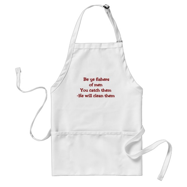 Christian Saying Apron (Front)
