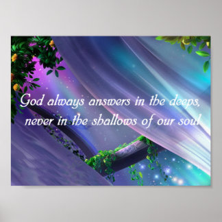 Christian Saying Poster