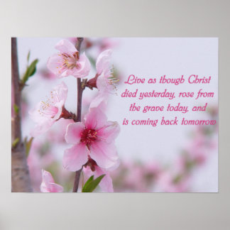 Christian Saying Poster