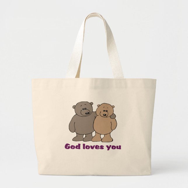 Christian Saying Tote Bag (Front)