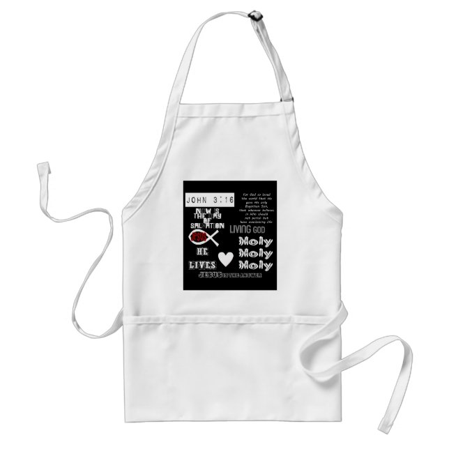 Christian Sayings Custom Gift Standard Apron (Front)