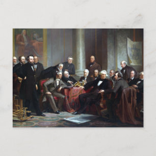 Christian Schussele Men of Progress Postcard