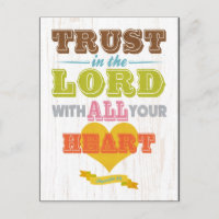 Christian Scriptural Bible Verse - Proverbs 3:5
