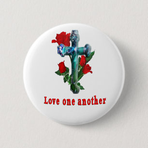 Christian Scripture 6 Cm Round Badge