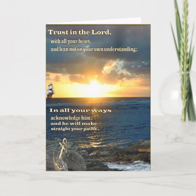 Christian scripture Card (Front)