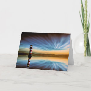 Christian Scripture Encouragement Card Lighthouse