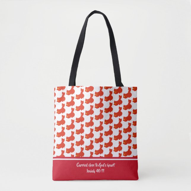 Christian Scripture Isaiah | CHINA FLAG Tote Bag (Front)