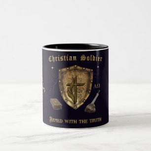Christian Scripture John 3:16 Two-Tone Coffee Mug