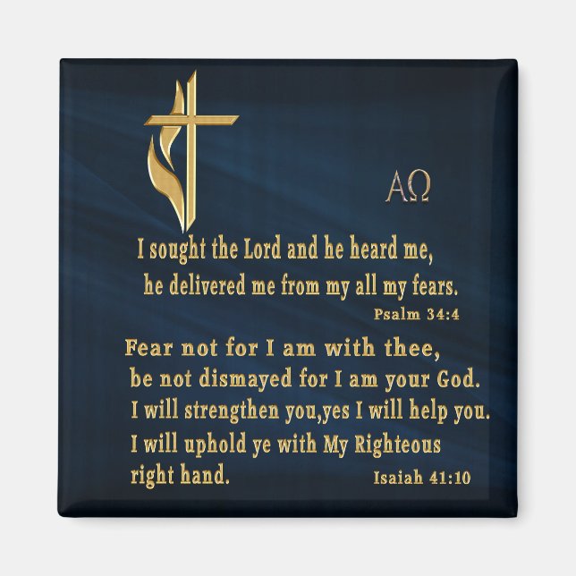 Christian Scripture Magnet (Front)