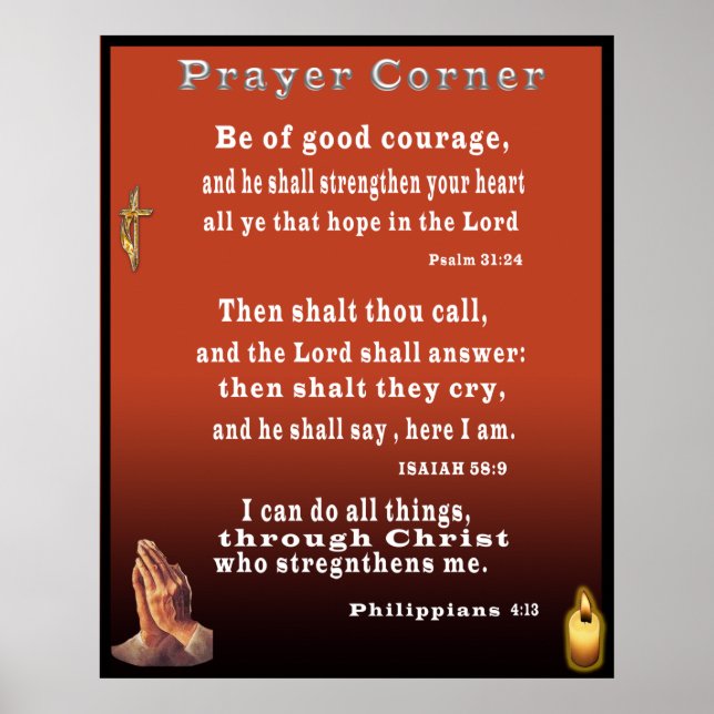 Christian scripture poster (Front)