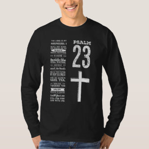 Christian Scripture Psalm 23 Youth Group Pastor Fa T-Shirt