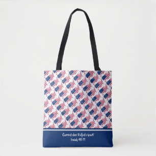 Christian Scripture US AMERICA Isaiah Tote Bag