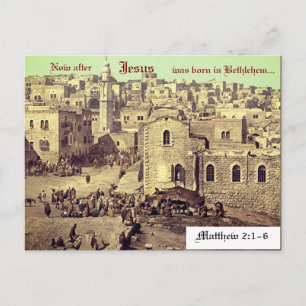 Christian Scripture Vintage Holy Land Photo Postcard