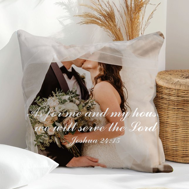 Christian Scripture Wedding Photo Cushion (Creator Uploaded)