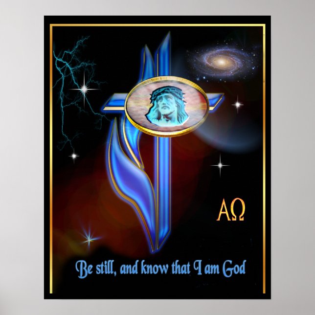 Christian scriptures art poster (Front)