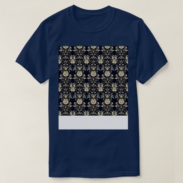 Christian Seamless Pattern Mosaic Religion Gospel  T-Shirt (Design Front)