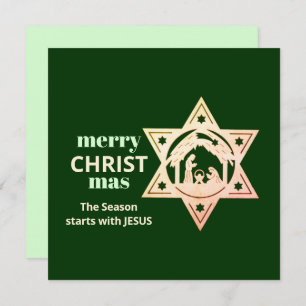 Christian Season Starts With CHRISTmas Card