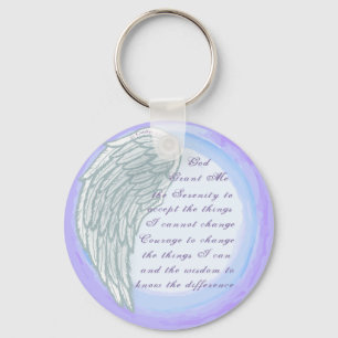 Christian Serenity Prayer Wing Key Ring