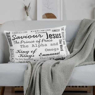 Christian Seventeen Names of Jesus Pillowcase