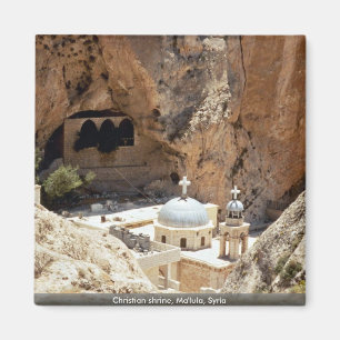 Christian shrine, Ma'lula, Syria Magnet