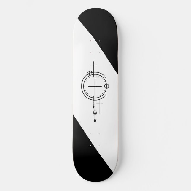 Christian Skateboard Geometric Crosses (Front)
