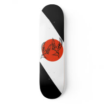 Christian Skateboard Swallows in sunset circle