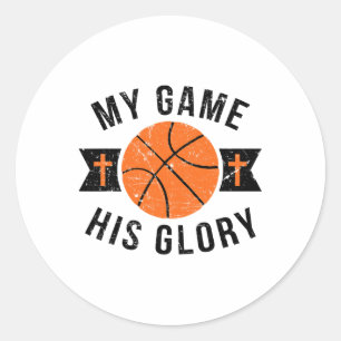 Christian Sketll Gifts Men Boys Girls Women Coach Classic Round Sticker
