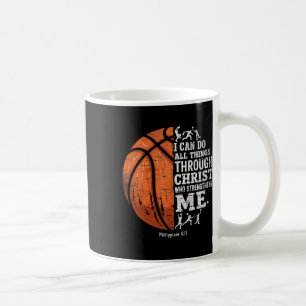 Christian Sketll I Can Do All Things Religious Fai Coffee Mug