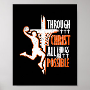 Christian Sketll Jesus Christ Sketll Religious Fun Poster