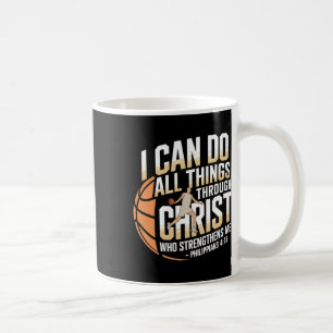 Christian Sketll Player I Can Do All Things Coffee Mug