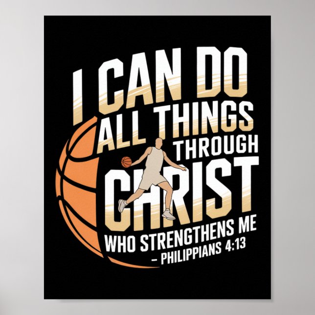 Christian Sketll Player I Can Do All Things  Poster (Front)