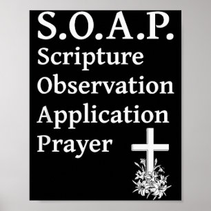 Christian Soap Scripture Observation Application P Poster