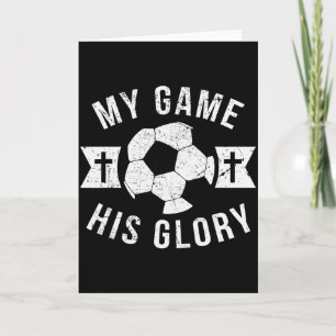 Christian Soccer Gifts Teen Boys Girls Sayings Phr Card