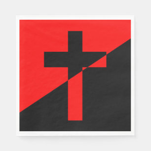 Christian Socialism & Anarchism (Liberation) Flag Napkin