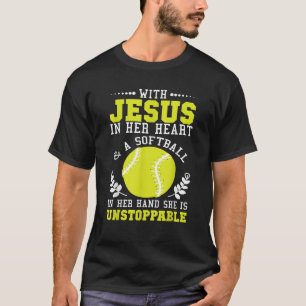 Christian Softball Religious Baseball Gift T-Shirt
