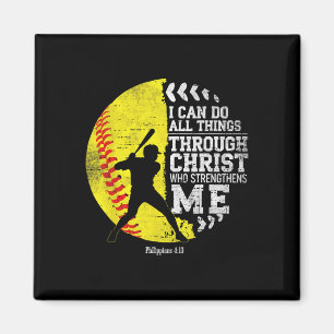 Christian Softll I Can Do All Things Religious Fai Magnet
