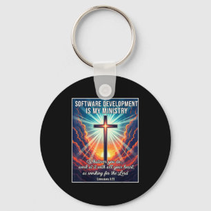 Christian Software Development Is My Ministry Deve Key Ring