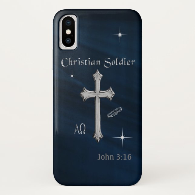 Christian Soldier  Case-Mate iPhone Case (Back)