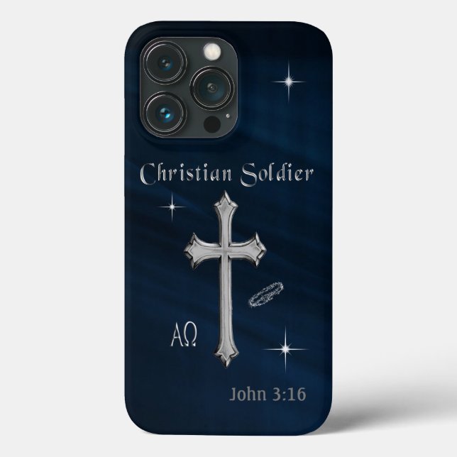 Christian Soldier  Case-Mate iPhone Case (Back)