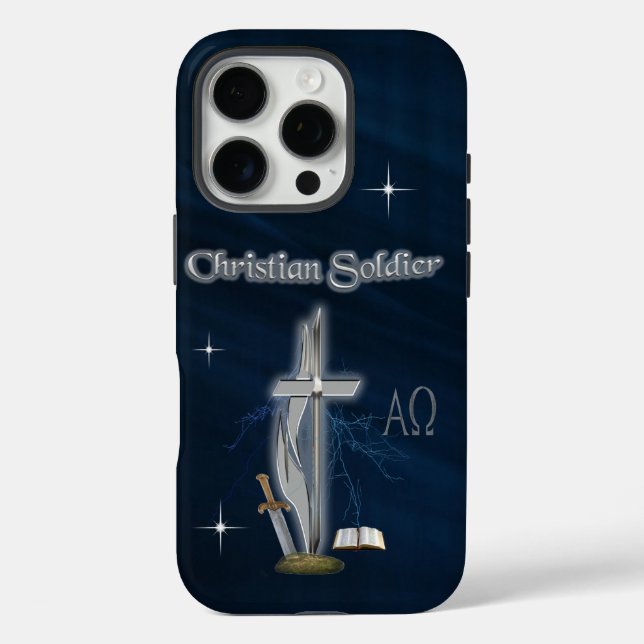 Christian Soldier Case-Mate iPhone Case (Back)