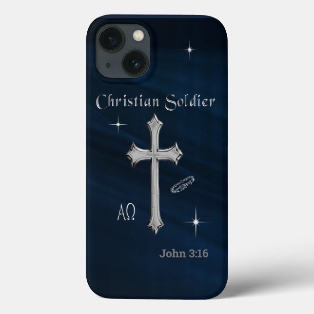 Christian Soldier  Case-Mate iPhone Case (Back)