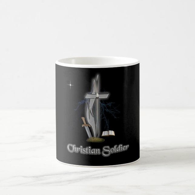 Christian soldier cases coffee mug (Center)