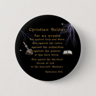 Christian Soldiers 6 Cm Round Badge