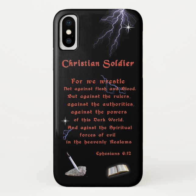 Christian Soldiers Case-Mate iPhone Case (Back)
